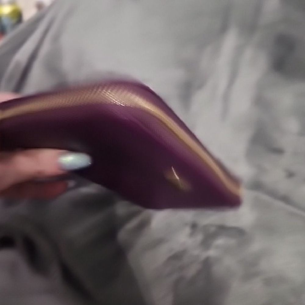 Furla Plum Textured Wallet - Picture 10 of 11